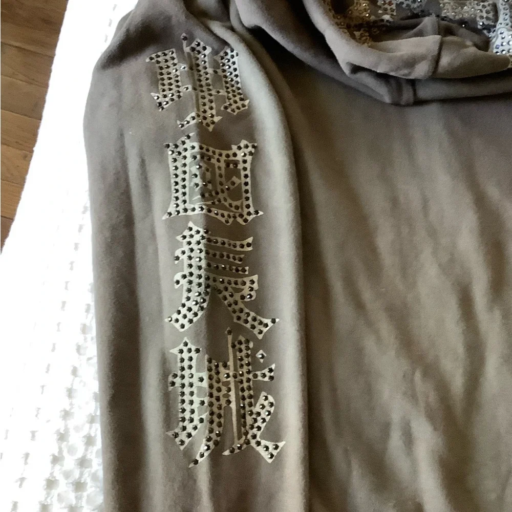 The Great China Wall Swarovski Embellished Hoodie XXL - Picture 7 of 11